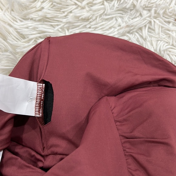 Soluna Women's Standard Buckle Up One Piece Bandeau Swimsuit with Cut Out Neck - Picture 9 of 9